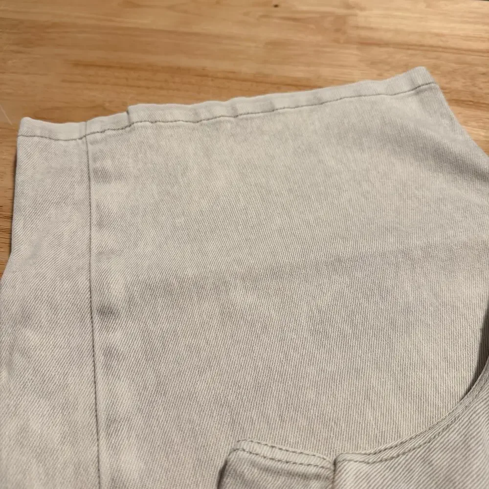 Universal Thread Women's Light Gray Wide Leg Cropped Pants - Size 16W - NWT